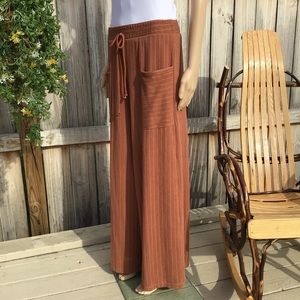 DRAPED HIGH WAIST PANTS